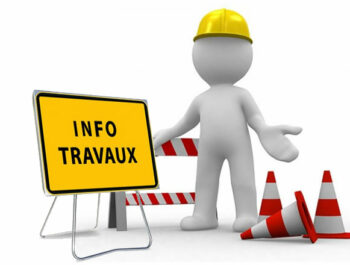 Travaux - parking des commerçants